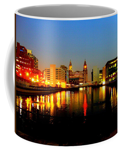 Royal Coffee Mug featuring the photograph Royal Liver Building Liverpool by Steve Kearns