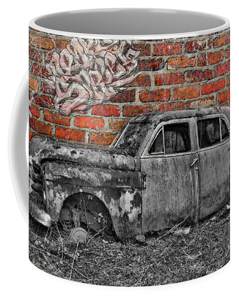 Cars Coffee Mug featuring the photograph Rustic Chrysler CAOC409-07 by Randy Harris