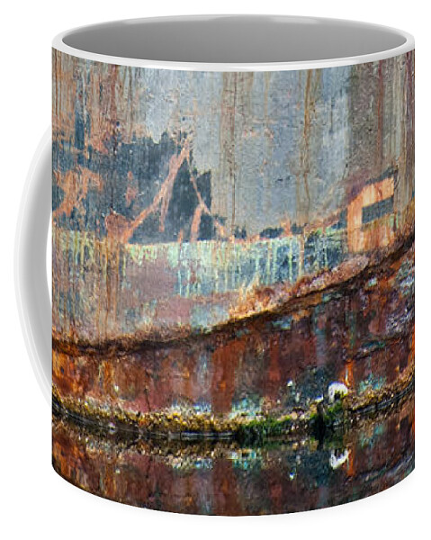 Tugboat Hull Coffee Mug featuring the photograph Rustic Hull by Jani Freimann
