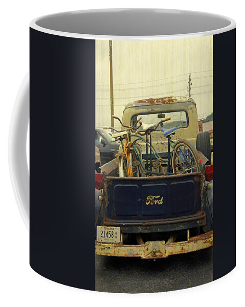 Ford Truck Coffee Mug featuring the photograph Rusty Haul by Laurie Perry