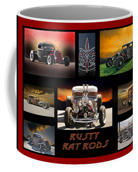 Coupe Coffee Mug featuring the photograph Rusty Rat Rods I by Dave Koontz