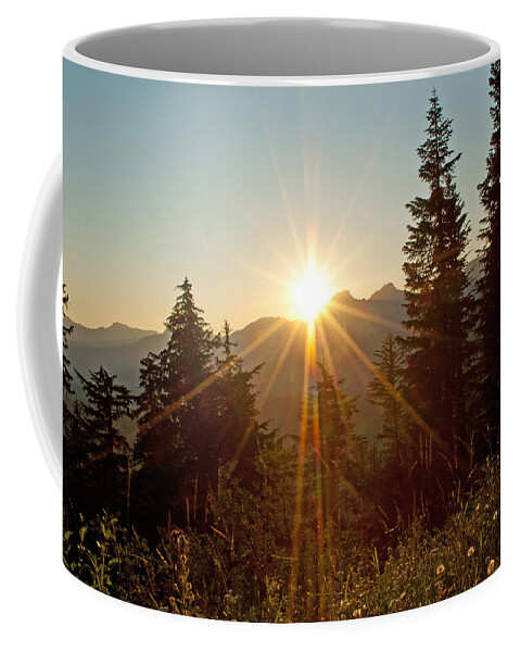 Sunset Coffee Mug featuring the photograph Sabbath Sunset by Tikvah's Hope