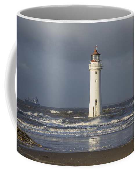 Sea Coffee Mug featuring the photograph Safely Past by Spikey Mouse Photography