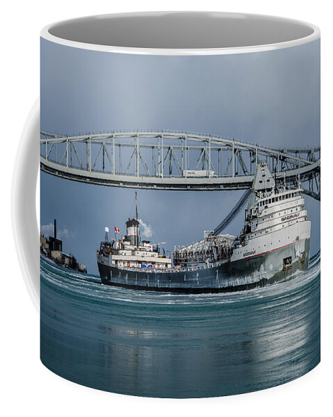 Christopher List Coffee Mug featuring the photograph Winter Passage 2 by Gales Of November