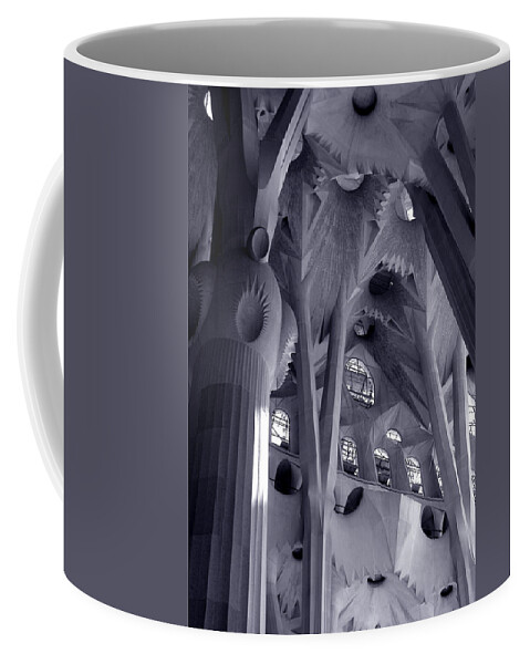 Sagrada Familia Coffee Mug featuring the photograph Sagrada Familia Vault by Michael Kirk