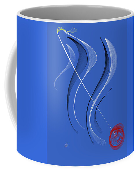 Ipad Coffee Mug featuring the painting Sailing to the Rhythm of Music by Angela Stanton