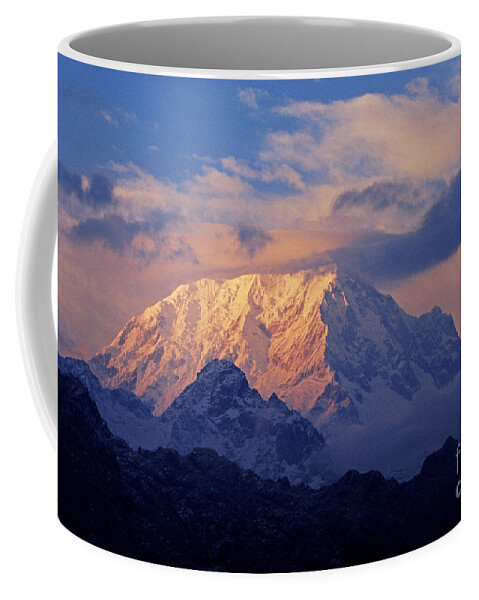 Peru Coffee Mug featuring the photograph Salcantay Peak Peru by Craig Lovell