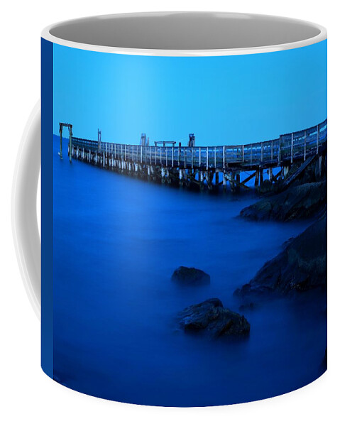 Salem Coffee Mug featuring the photograph Salem Willow Pier by Toby McGuire