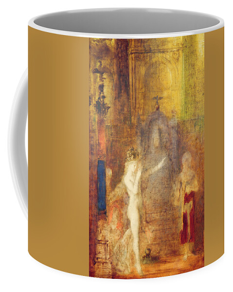 Gustave Moreau Coffee Mug featuring the painting Salome dancing before Herod by Gustave Moreau