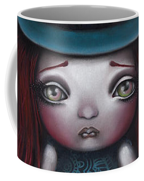 Witch Coffee Mug featuring the painting Samantha by Abril Andrade