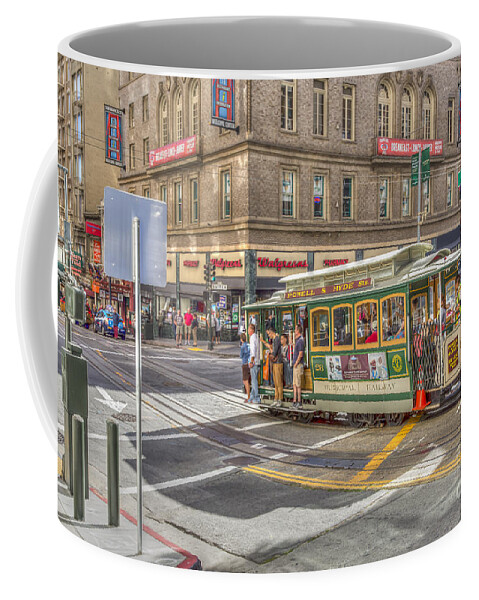 America Coffee Mug featuring the photograph San Francisco Cable Car by Sue Leonard