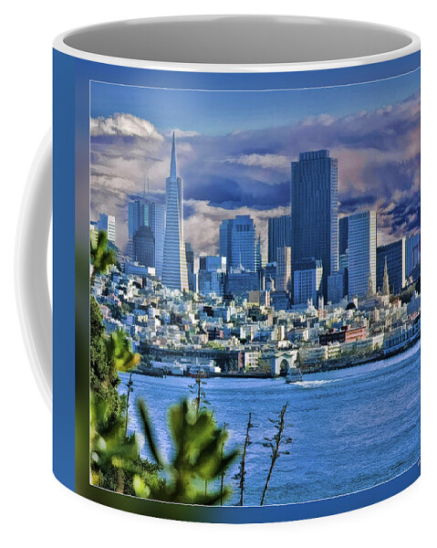 Art Photography Coffee Mug featuring the photograph San Francisco From Alcatraz by Blake Richards