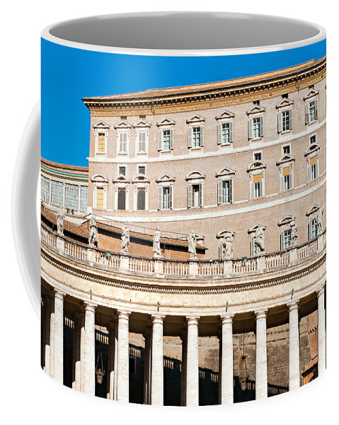 Pope Coffee Mug featuring the photograph San Peter - Rome - Italy by Luciano Mortula