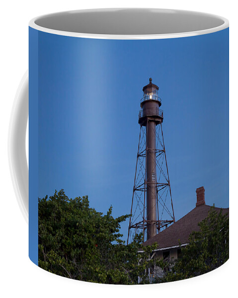 Lighthouse Coffee Mug featuring the photograph Sanibel Island Lighthouse by Kim Hojnacki