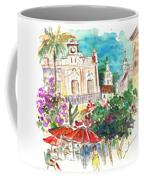Travel Coffee Mug featuring the painting Sanlucar de Barrameda 03 by Miki De Goodaboom