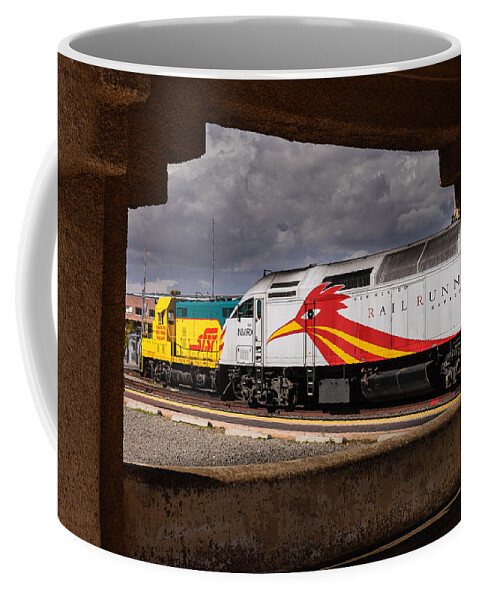 Santa Fe Coffee Mug featuring the photograph Santa Fe train by John Johnson