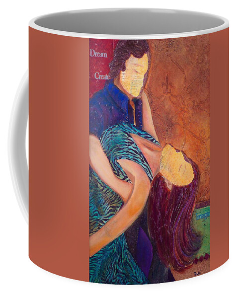 Man Coffee Mug featuring the painting Save the Last Dance by Debi Starr