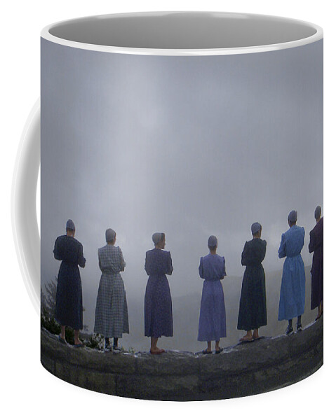 American Coffee Mug featuring the photograph Scenic Overlook. by Debra and Dave Vanderlaan