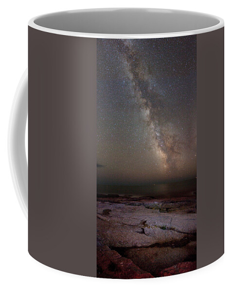 Schoodic Coffee Mug featuring the photograph Schoodic Point Milky Way 6149 by Brent L Ander