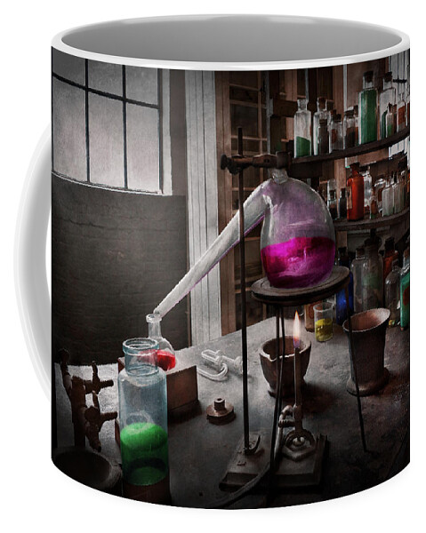 Medicine Coffee Mug featuring the photograph Science - Chemist - Chemistry for Medicine by Mike Savad