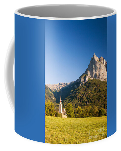 Landscape Coffee Mug featuring the photograph Sciliar mountain - Val Gardena - Italy by Matteo Colombo