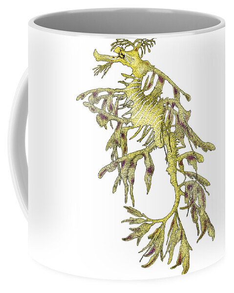 Illustration Coffee Mug featuring the photograph Sea Dragon by Roger Hall