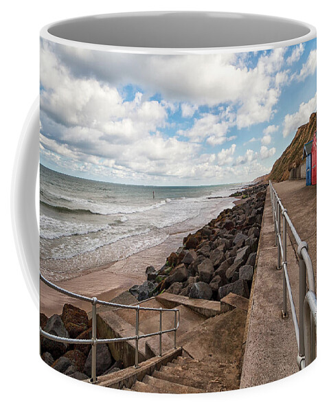 England Coffee Mug featuring the photograph Seaside Stroll by Shirley Mitchell