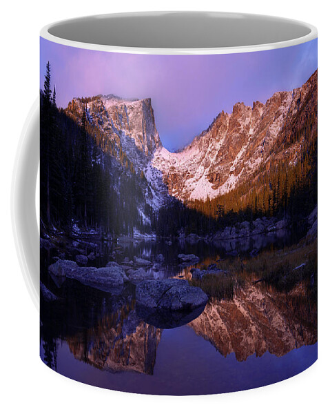 Rocky Mountain Coffee Mug featuring the photograph Second Light by Chad Dutson