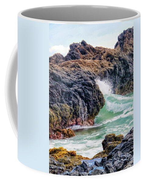 Hawaii Coffee Mug featuring the photograph Secret Beach 20 by Dawn Eshelman