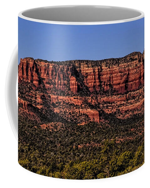 2014 Coffee Mug featuring the photograph Sedona Fortress by Mark Myhaver