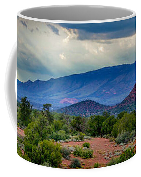 Mountain Coffee Mug featuring the photograph Sedona Vista by Will Wagner