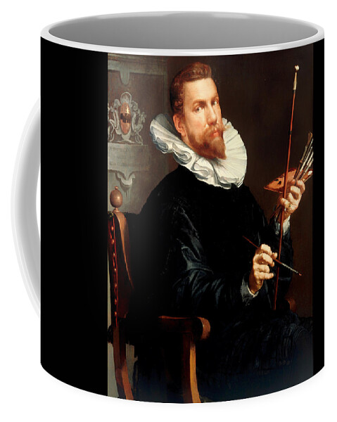 Painting Coffee Mug featuring the painting Self Portrait by Mountain Dreams