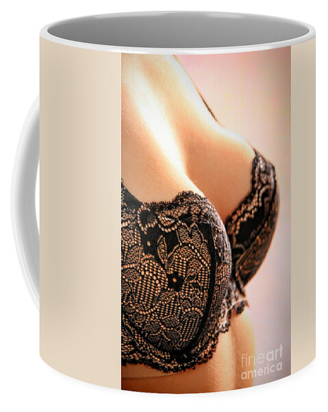 Mariola Bitner Coffee Mug featuring the photograph Sensual Lace by Mariola Bitner