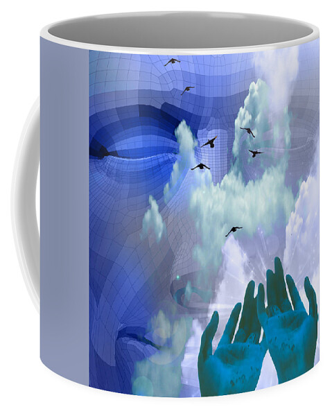 Age Coffee Mug featuring the digital art Serene by Bruce Rolff