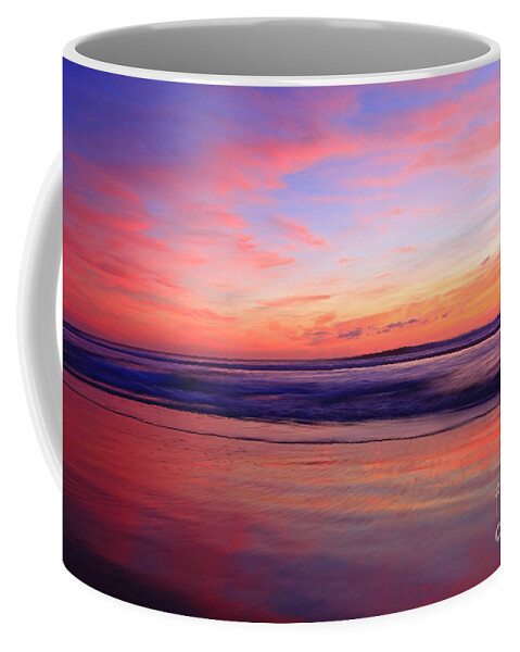 Landscapes Coffee Mug featuring the photograph Serenity Surf Oceanside by John F Tsumas