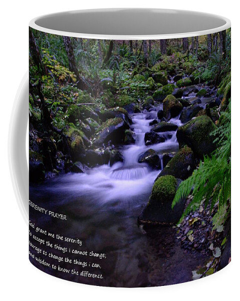 Water Coffee Mug featuring the photograph Serenity Prayer by Jeff Swan