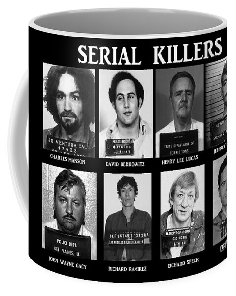 Paul Ward Coffee Mug featuring the photograph Serial Killers - Public Enemies by Paul Ward