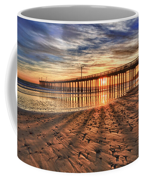 Landcape Coffee Mug featuring the photograph Shadow Rays by Beth Sargent