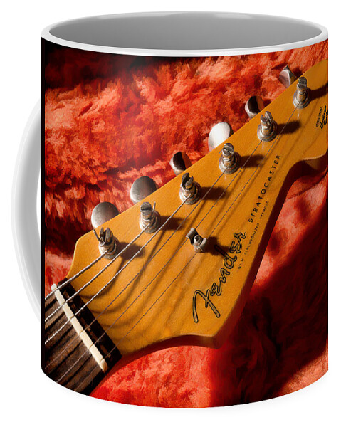 Guitar Coffee Mug featuring the digital art Shadowcaster by Douglas Pittman