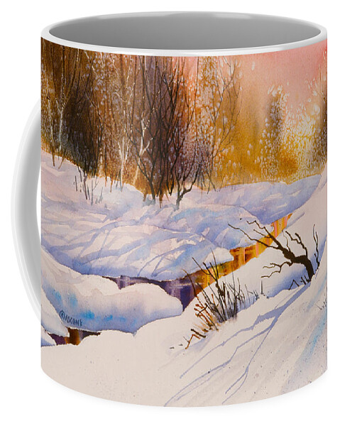 Shadows And Reflections Coffee Mug featuring the painting Shadows and Reflections by Teresa Ascone
