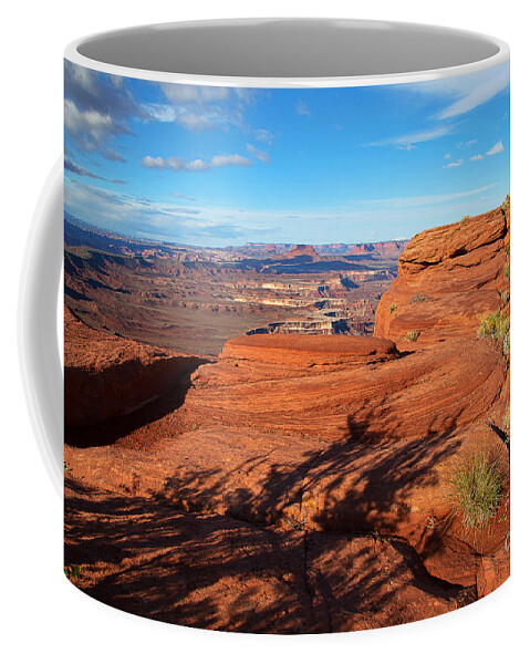 Utah Coffee Mug featuring the photograph Shadows on a Thirsty Land by Jim Garrison