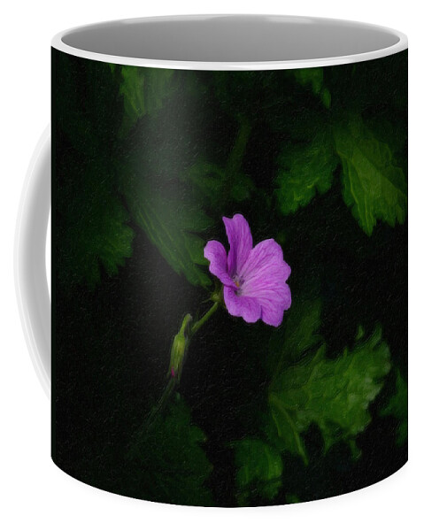 Flower Coffee Mug featuring the painting Shadowy Flower Ger1935 by Dean Wittle