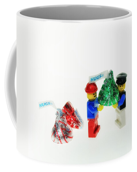 Lego Coffee Mug featuring the photograph Sharing A Hug by Mark Fuller