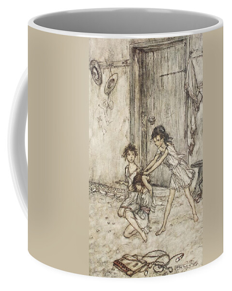 C20th Coffee Mug featuring the drawing She Was A Vixen When She Went by Arthur Rackham