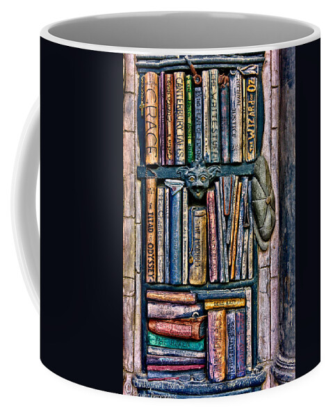 Books Coffee Mug featuring the photograph Shelved - 1 by Christopher Holmes