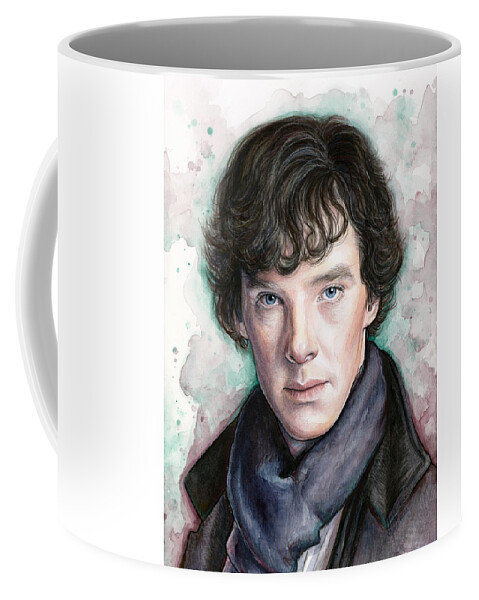 Portrait Sherlock Illustration Mugs Personalized Mug