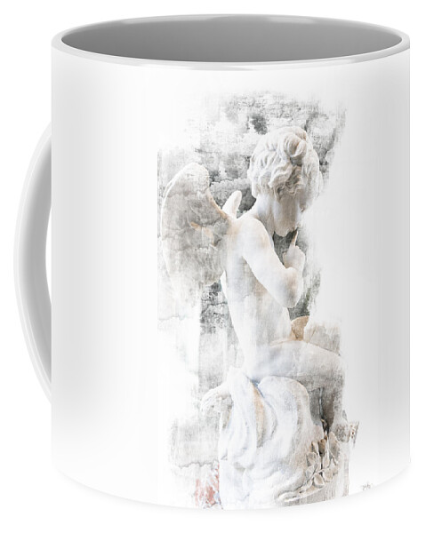 Cherub Coffee Mug featuring the photograph Shhhhh by Evie Carrier