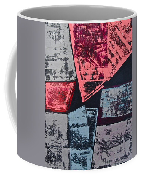 Shifting Coffee Mug featuring the painting Shifting by Artcetera By LizMac