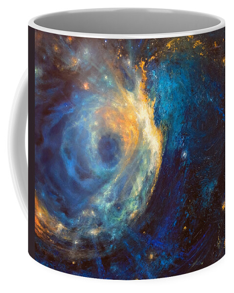 Shines The Nameless Coffee Mug featuring the painting Shines The Nameless by Lucy West