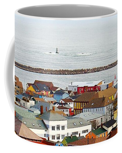 Saint-pierre-et-miquelon Coffee Mug featuring the photograph Shoreline by Zinvolle Art